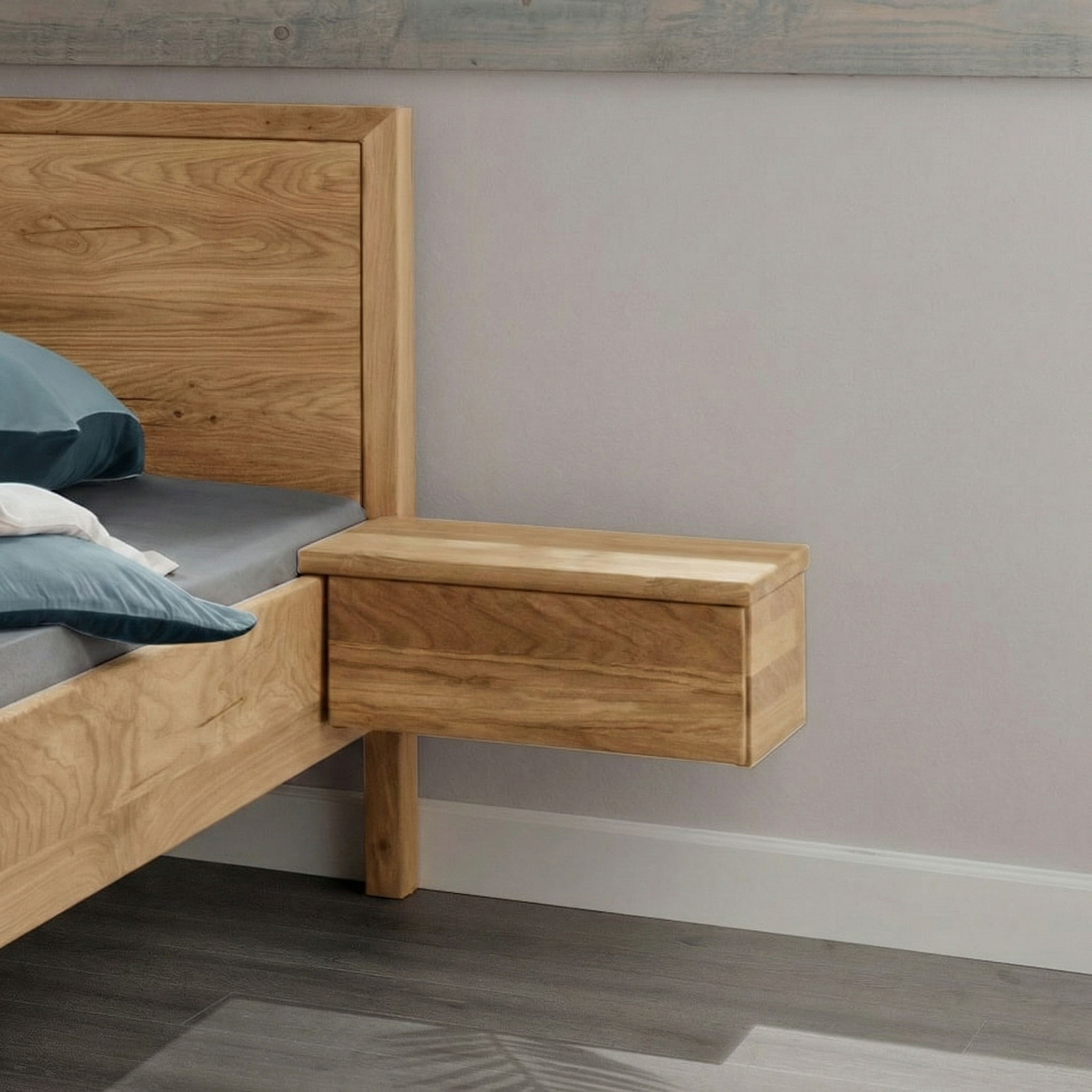 Freja snedker sengeramme i massiv egetræ – Natur olie